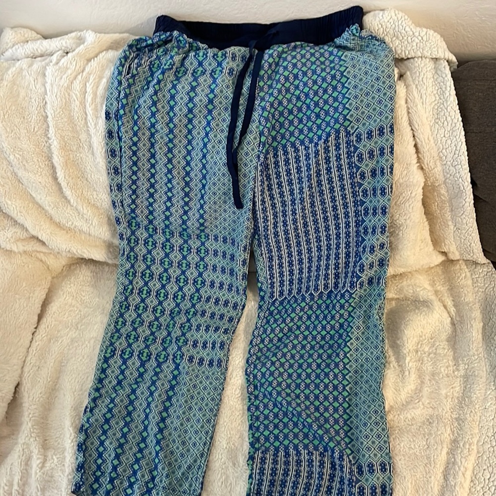 Lightweight printed pants- L